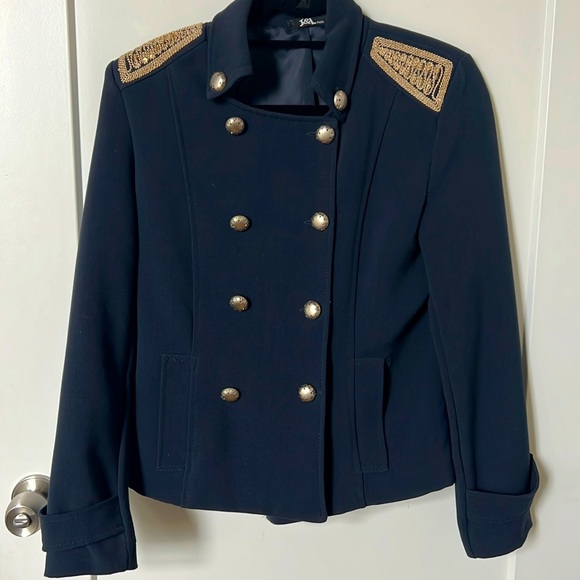 Stunning Parisian navy blazer jacket - Picture 1 of 9